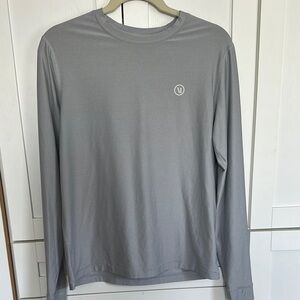Vuori Gray Long Sleeve Men's Tee